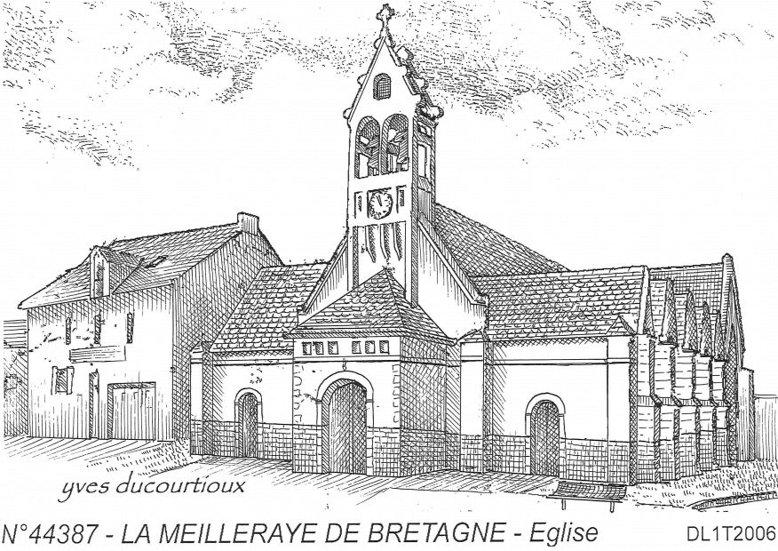 N 44387 - LA MEILLERAYE DE BRETAGNE - glise